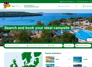 Eurocampings self catering touring holidays website