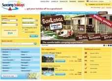 Suncamp camping holidays